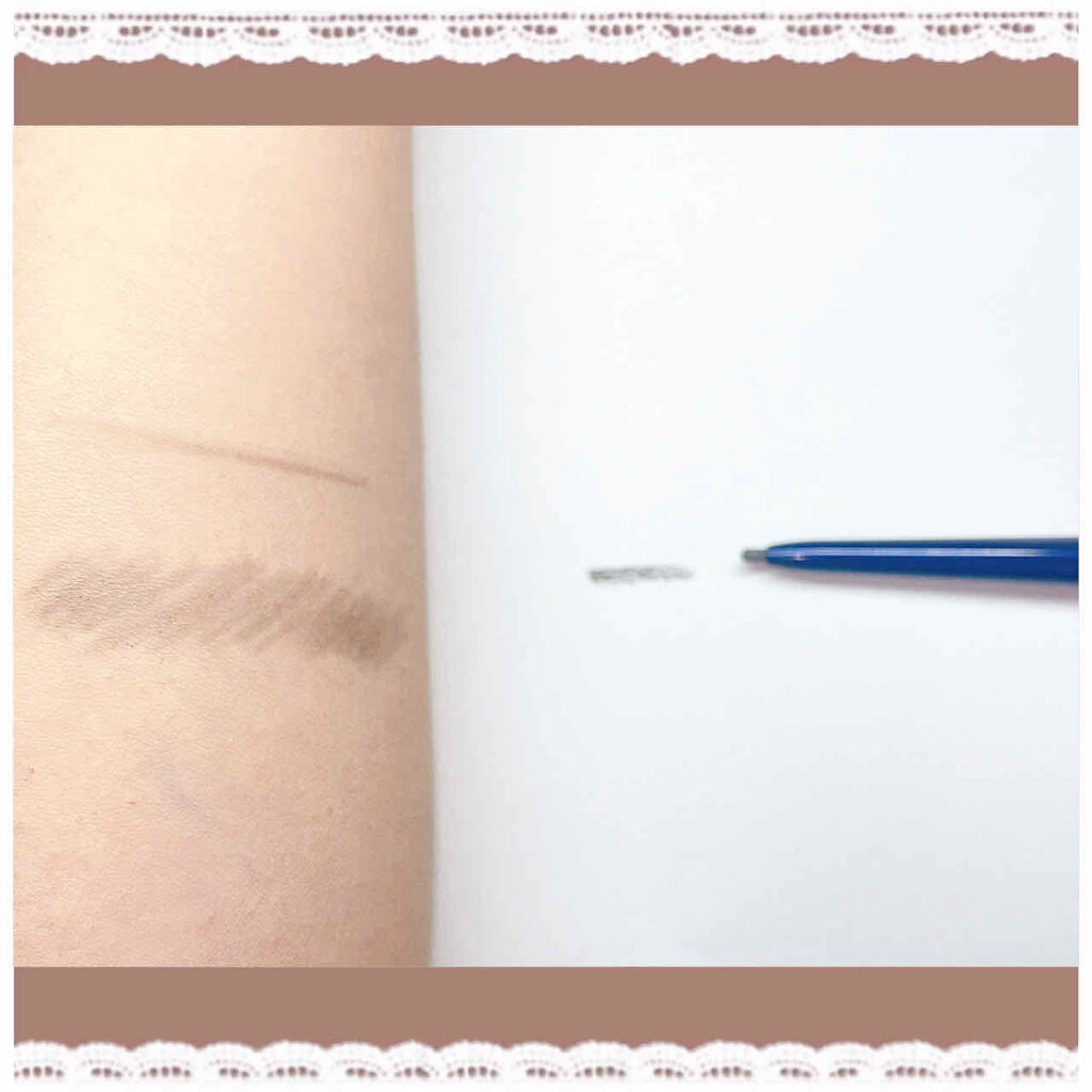 アイブロウペンシルAA BK ナチュラルブラック/media/アイブロウペンシルを使ったクチコミ（2枚目）