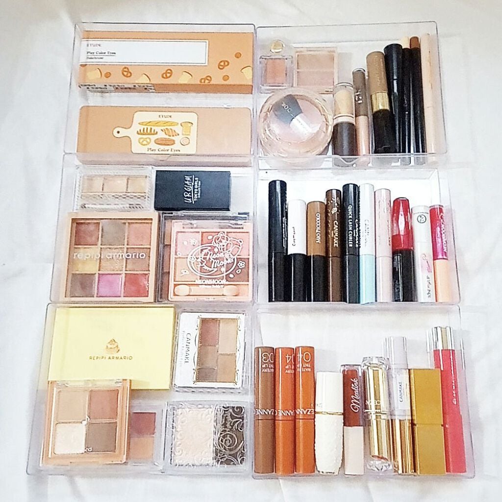 3段式クリアーケース/DAISO/その他化粧小物を使ったクチコミ(2枚目)