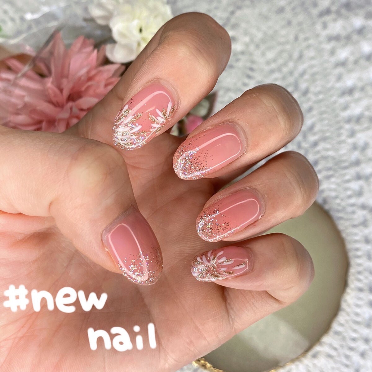 おもち🧸フォロバ on LIPS 「こんにちは、おもちです🌟今回は私のnewnailの紹介です..」(1枚目)