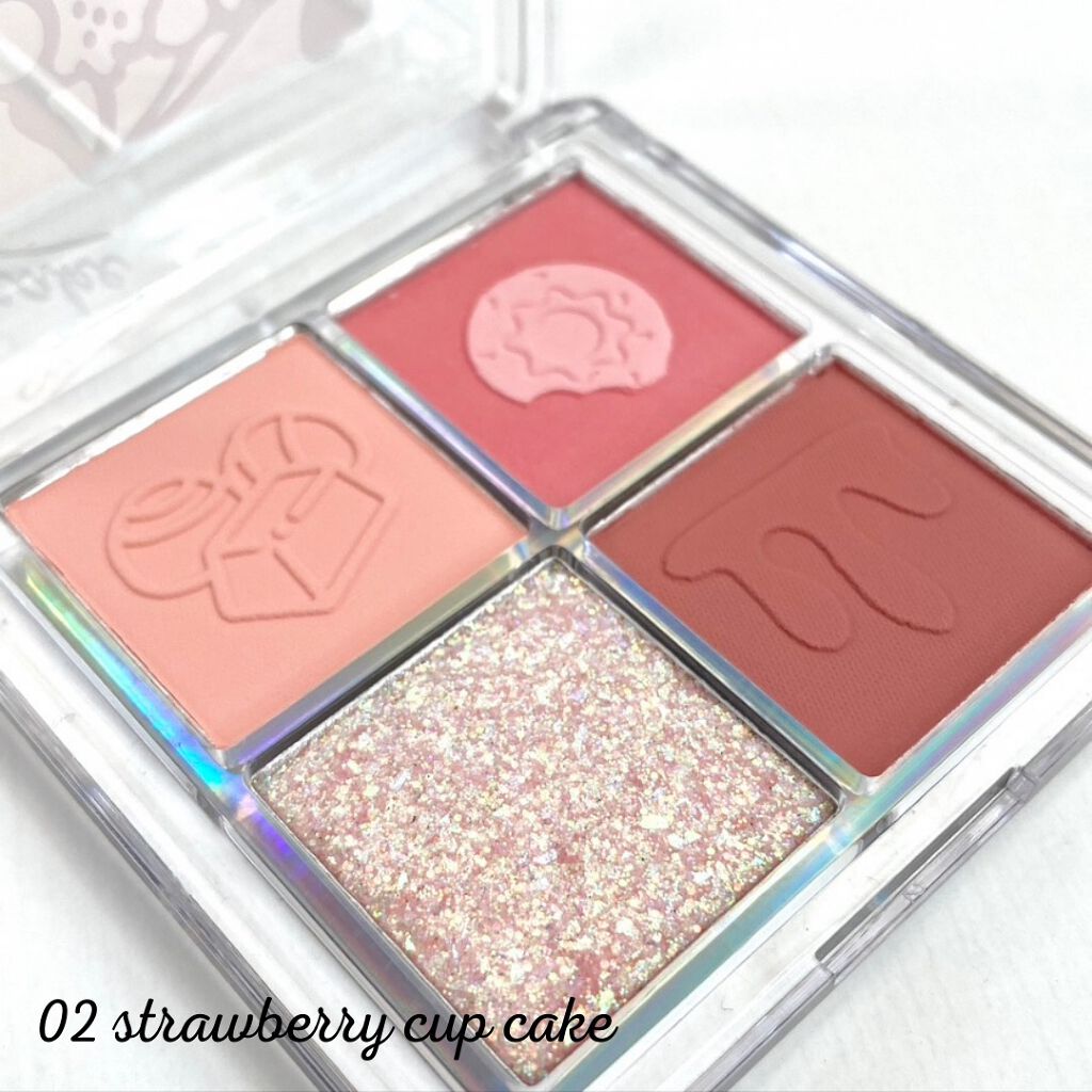 ZEESEAデザートコレクション4カラーアイシャドウパレット/ZEESEA/アイシャドウパレットを使ったクチコミ(2枚目)