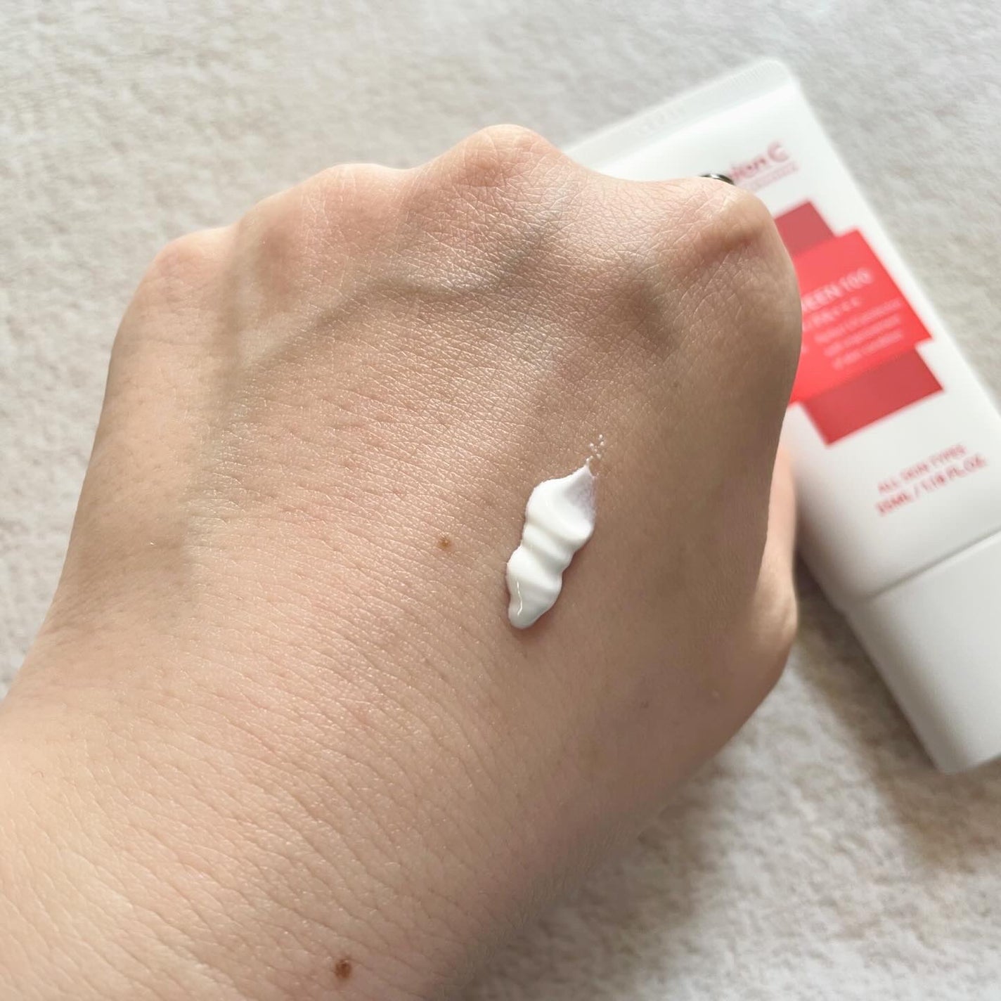 レーザーサンスクリーン 100/Cell Fusion C(セルフュージョンシー)/日焼け止めクリームを使ったクチコミ(2枚目)