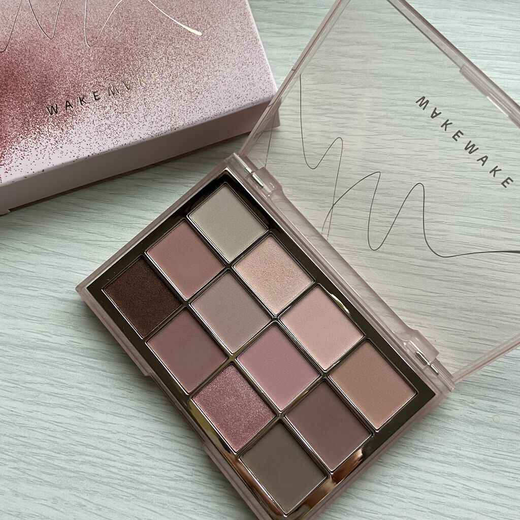 ソフトブラーリングアイパレット/wakemake/アイシャドウパレットを使ったクチコミ（2枚目）