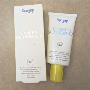  アンシーン サンスクリーン ブロード スペクトラム SPF40 PA+++/Supergoop!/日焼け止め・UVケアを使ったクチコミ（1枚目）