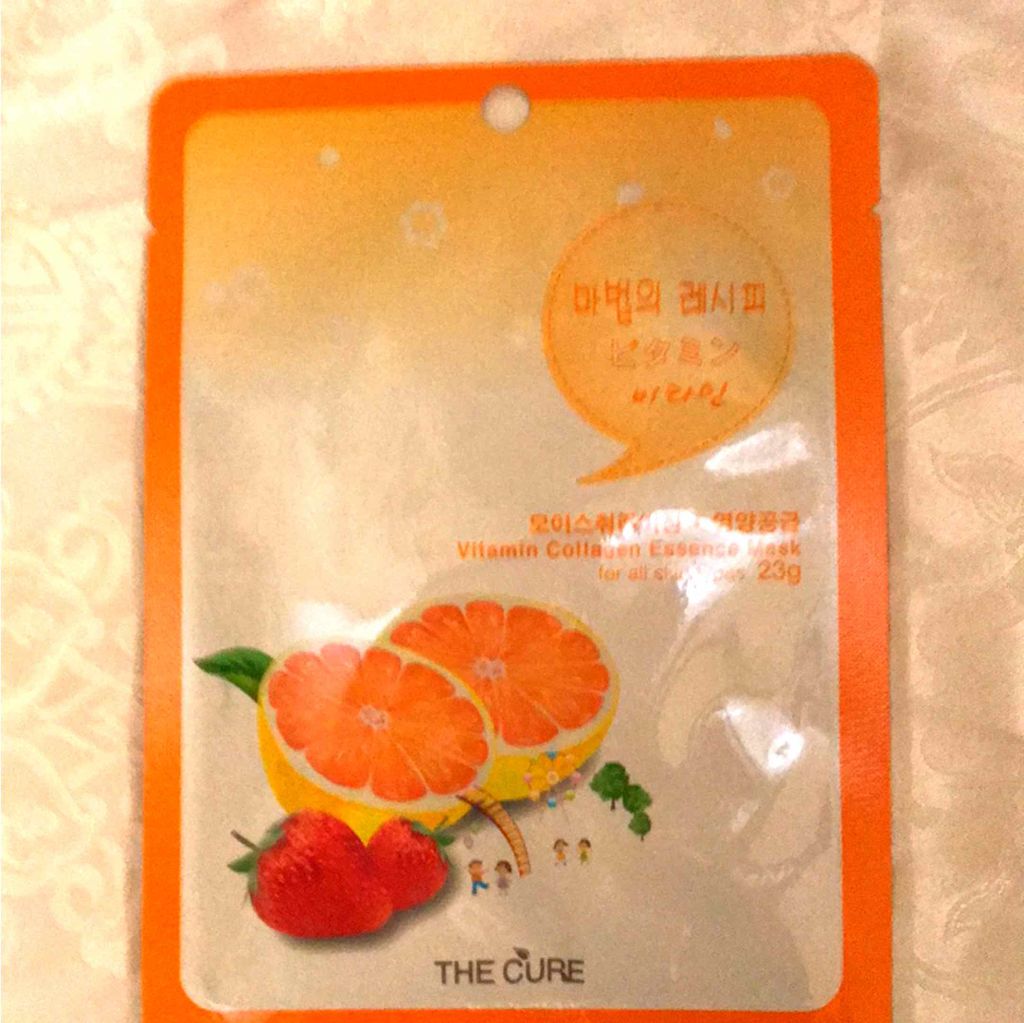 ビタミンコラーゲンエッセンスマスク/THE CURE(ザキュア)/シートマスク・パックを使ったクチコミ（2枚目）