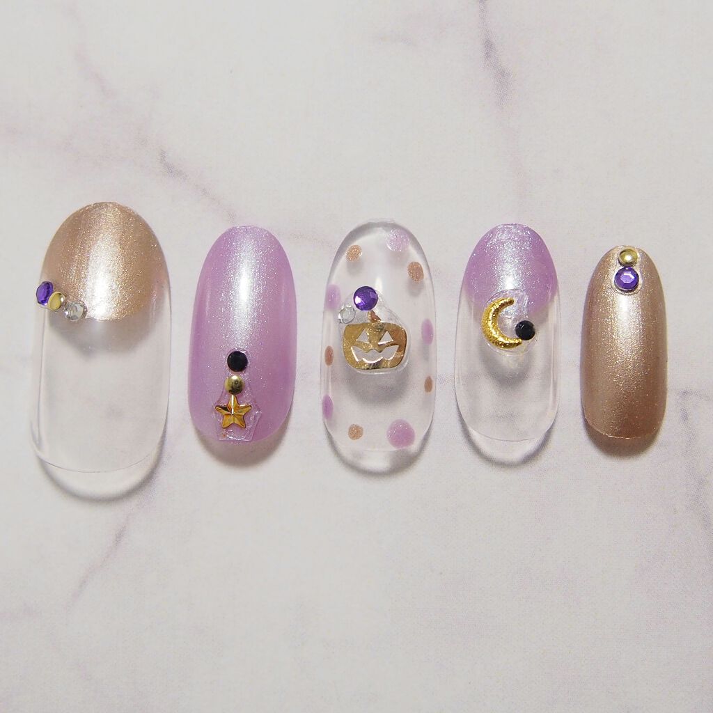 ネイルシール/セリア/ネイルシールを使ったクチコミ(2枚目)