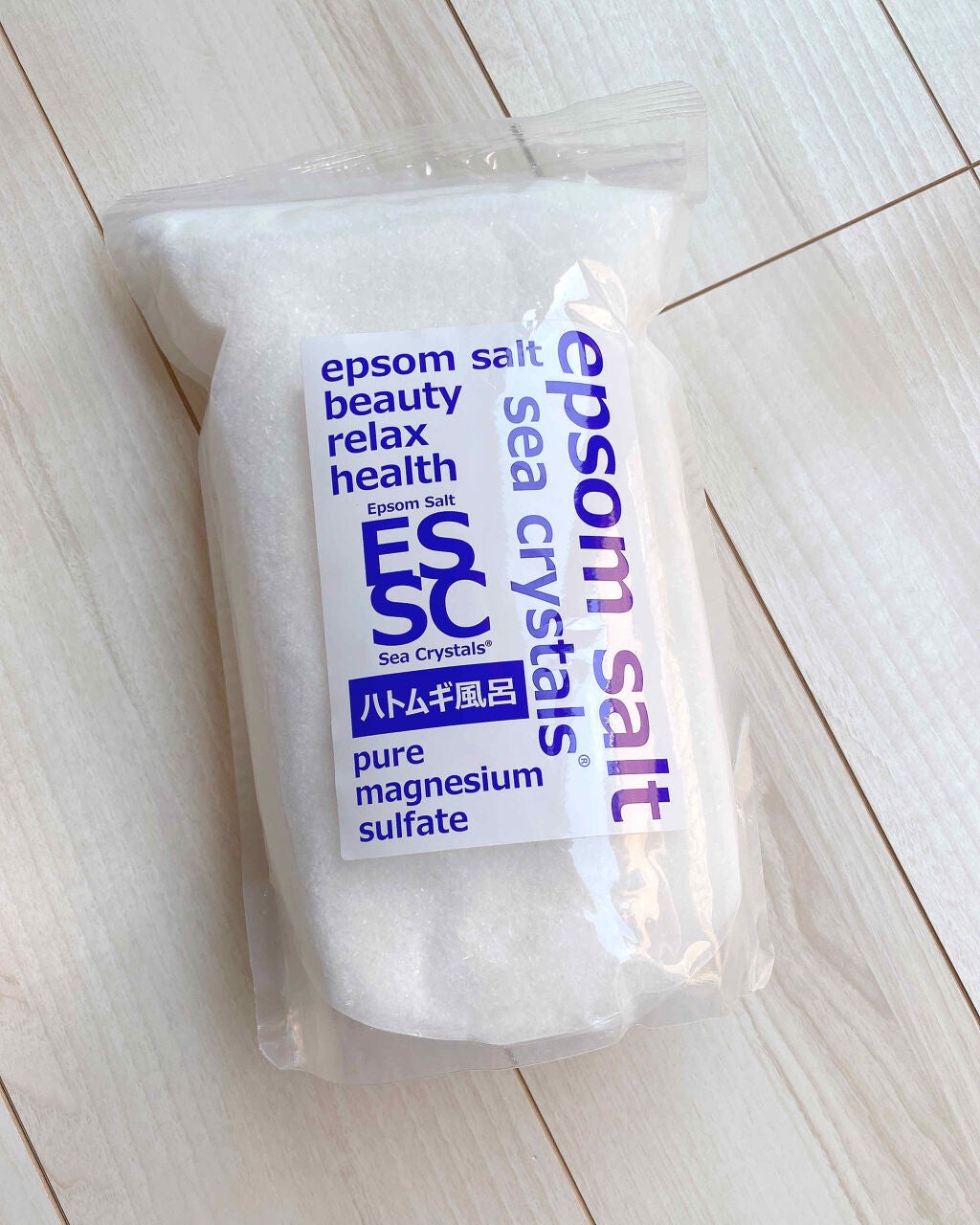 シークリスタルス エプソムソルト オリジナル/sea crystals/無機塩系入浴剤を使ったクチコミ(1枚目)