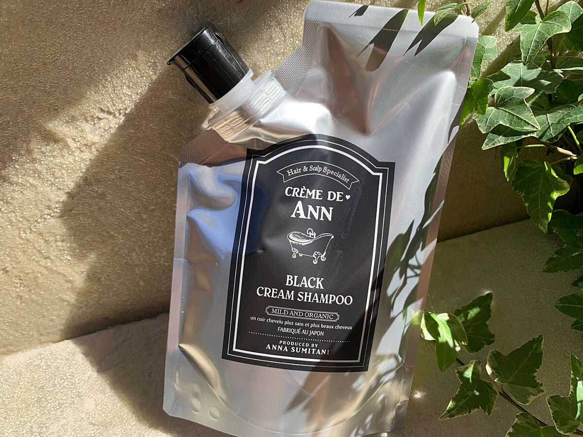 ブラッククリームシャンプー/creme de Ann/市販シャンプーを使ったクチコミ(1枚目)