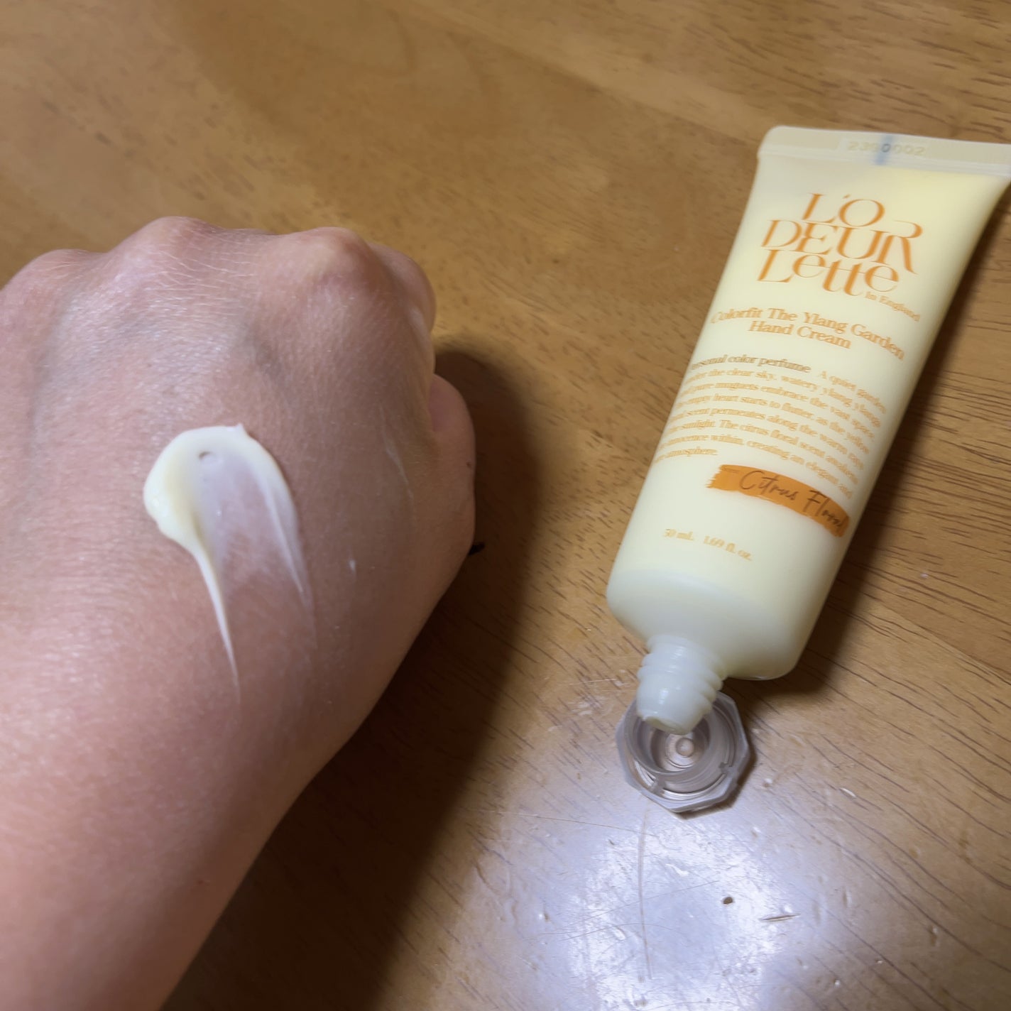 カラーフィットハンドクリーム/ロダレット/ハンドクリームを使ったクチコミ(3枚目)