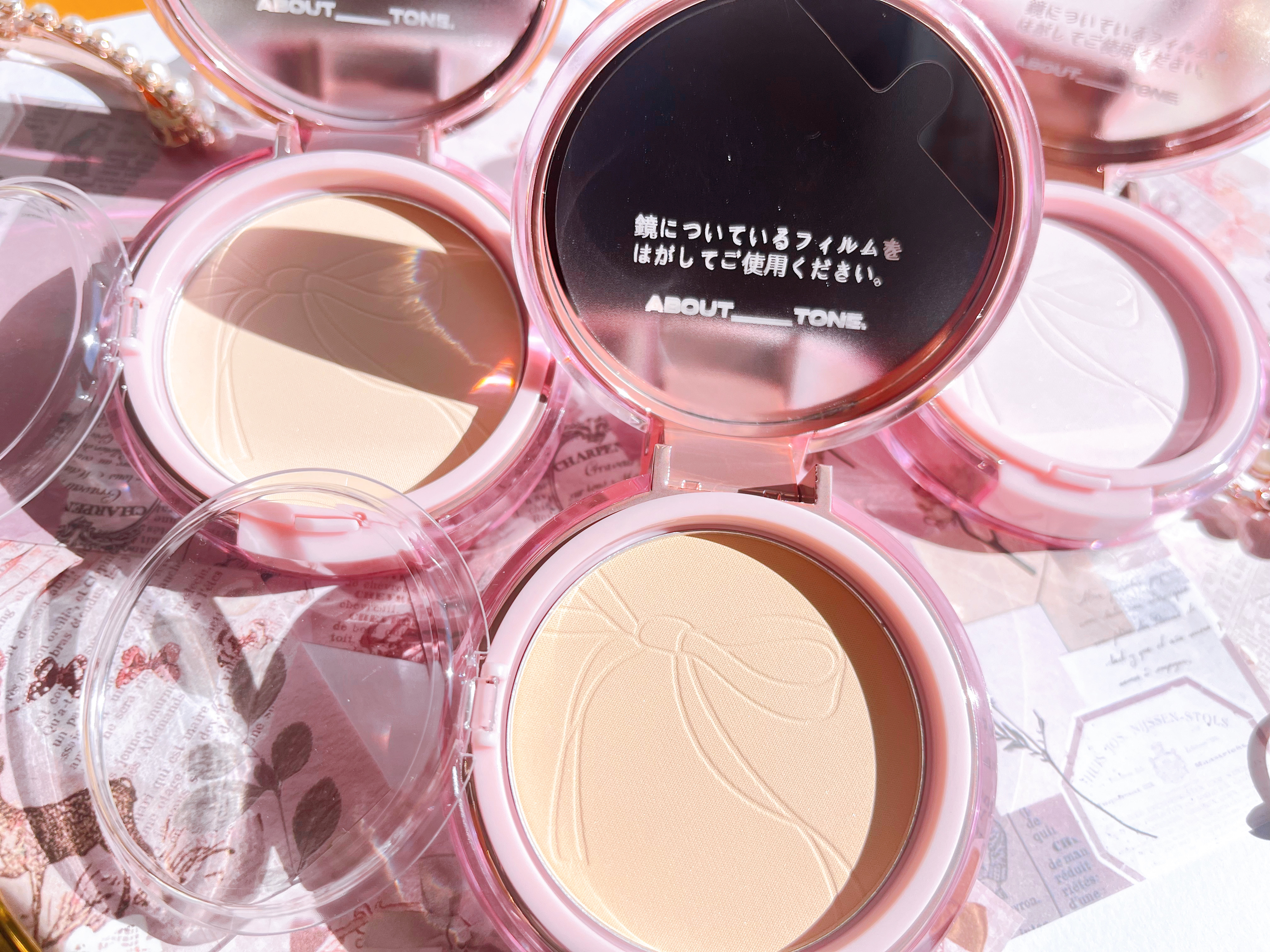 ザ・ブラーパウダーパクト/ABOUT TONE/プレストパウダーを使ったクチコミ（2枚目）