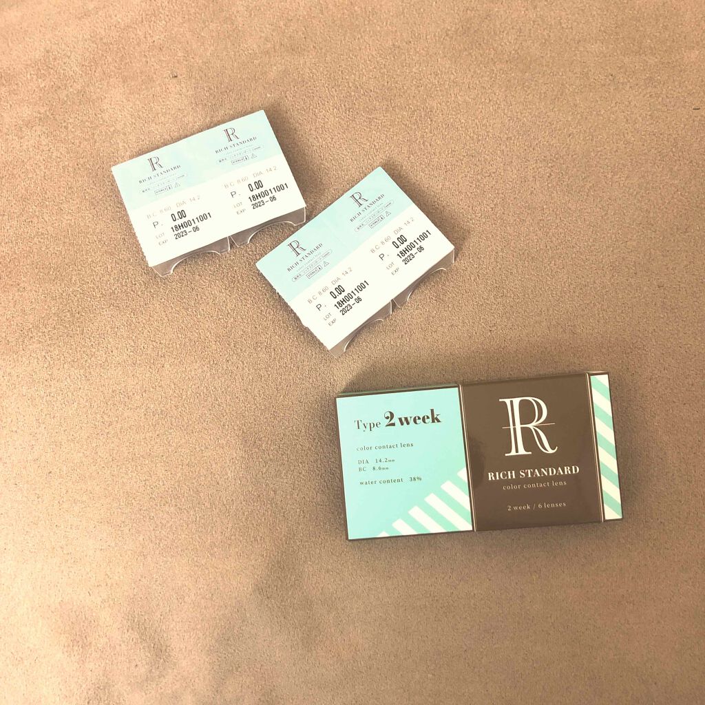 リッチスタンダード2WEEKシリーズ/RICH STANDARD/2週間(2WEEKS)カラコンを使ったクチコミ(1枚目)