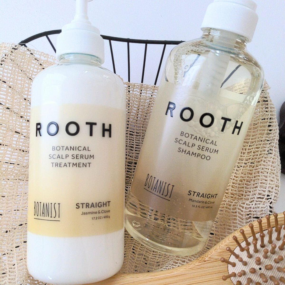 ルース ボタニカルスカルプセラム シャンプー・トリートメント(ストレート)/BOTANIST/市販シャンプーを使ったクチコミ(2枚目)