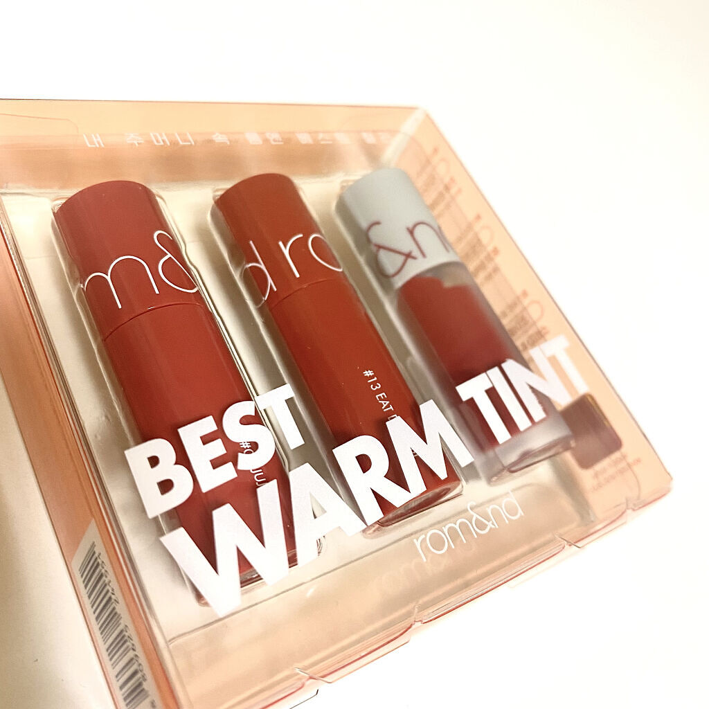 ジューシーラスティングティント/rom&nd/リップティントを使ったクチコミ（1枚目）