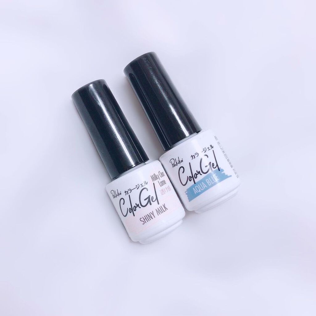 パル カラージェル シャイニーミルク/キャンドゥ/ジェルネイルを使ったクチコミ（2枚目）