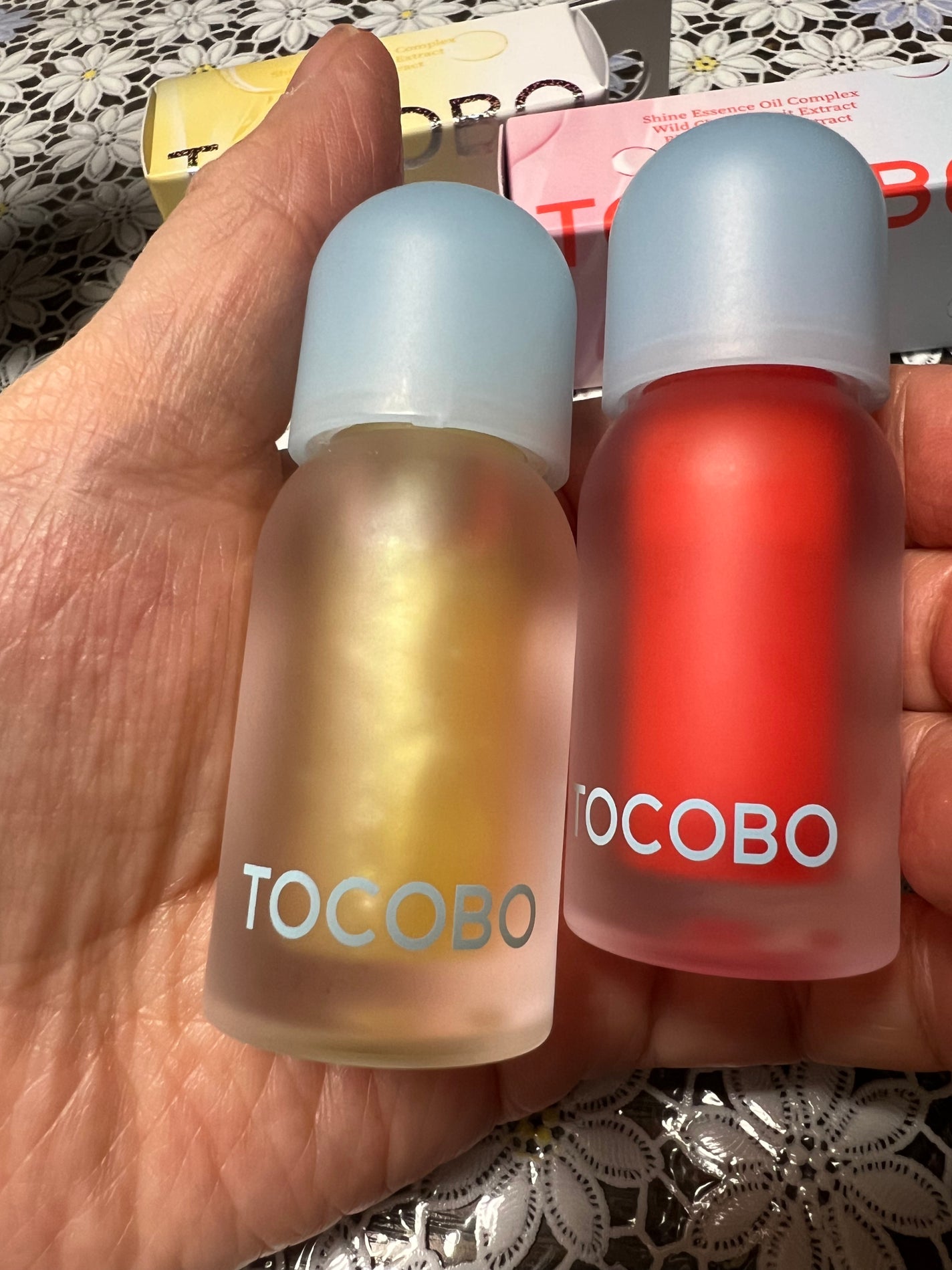 ジューシーベリープランピングリップオイル/TOCOBO/リップグロスを使ったクチコミ(6枚目)