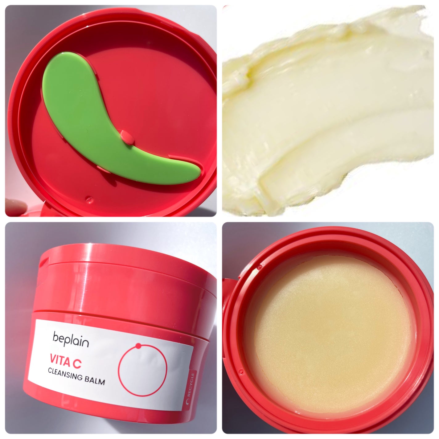 ビタCブライトニングクレンジングバーム/beplain/クレンジングバームを使ったクチコミ(4枚目)
