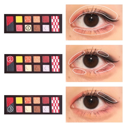 アリスドリームランドシリーズ 12色アイシャドウパレット(ZEESEA×大英博物館)/ZEESEA/アイシャドウパレットを使ったクチコミ(2枚目)