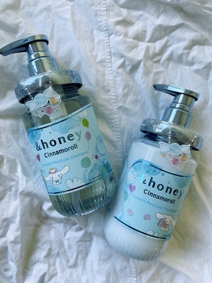 シナモロール エアリーモイスチャー  限定ペアセット/&honey/シャンプー・コンディショナーを使ったクチコミ(2枚目)