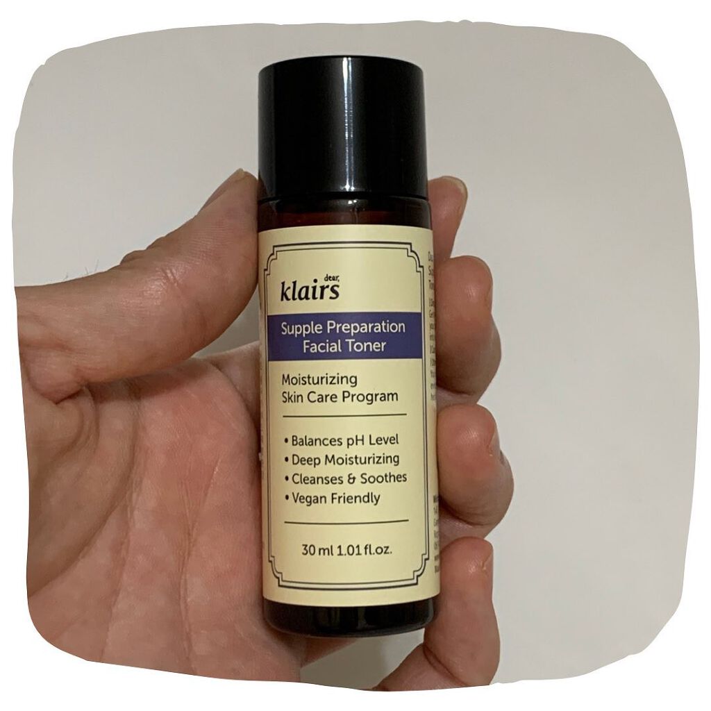 サプルプレパレーションフェイシャルトナー(180ml)/Klairs/化粧水を使ったクチコミ（2枚目）