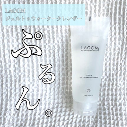 ラゴム ジェルトゥウォーター クレンザー(朝用洗顔)/LAGOM /その他洗顔料を使ったクチコミ(1枚目)