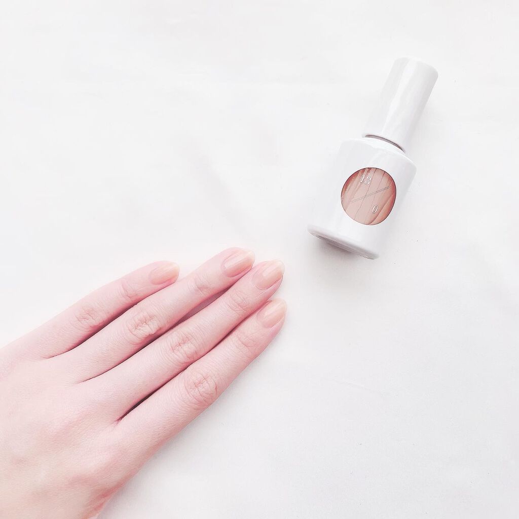 カラーベースコート ゼロ/uka/オールインワンネイルを使ったクチコミ(1枚目)