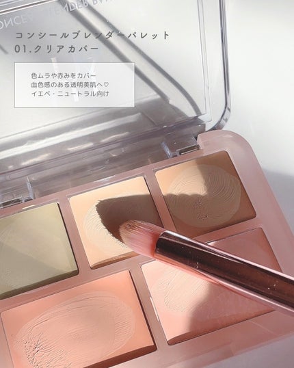 コンシールブレンダーパレット/LUNA/パレットコンシーラーを使ったクチコミ(2枚目)