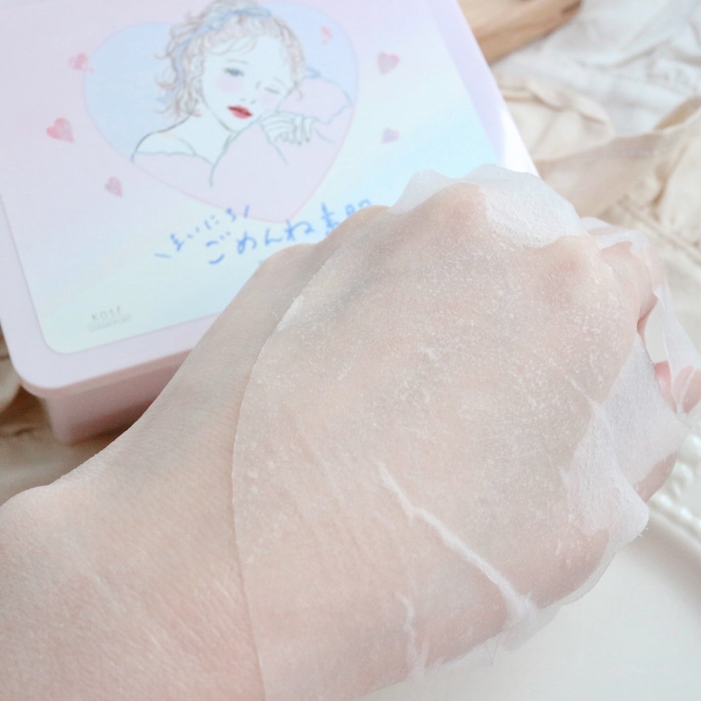 クリアターン まいにちごめんね素肌マスク/クリアターン/シートマスク・パックを使ったクチコミ(8枚目)