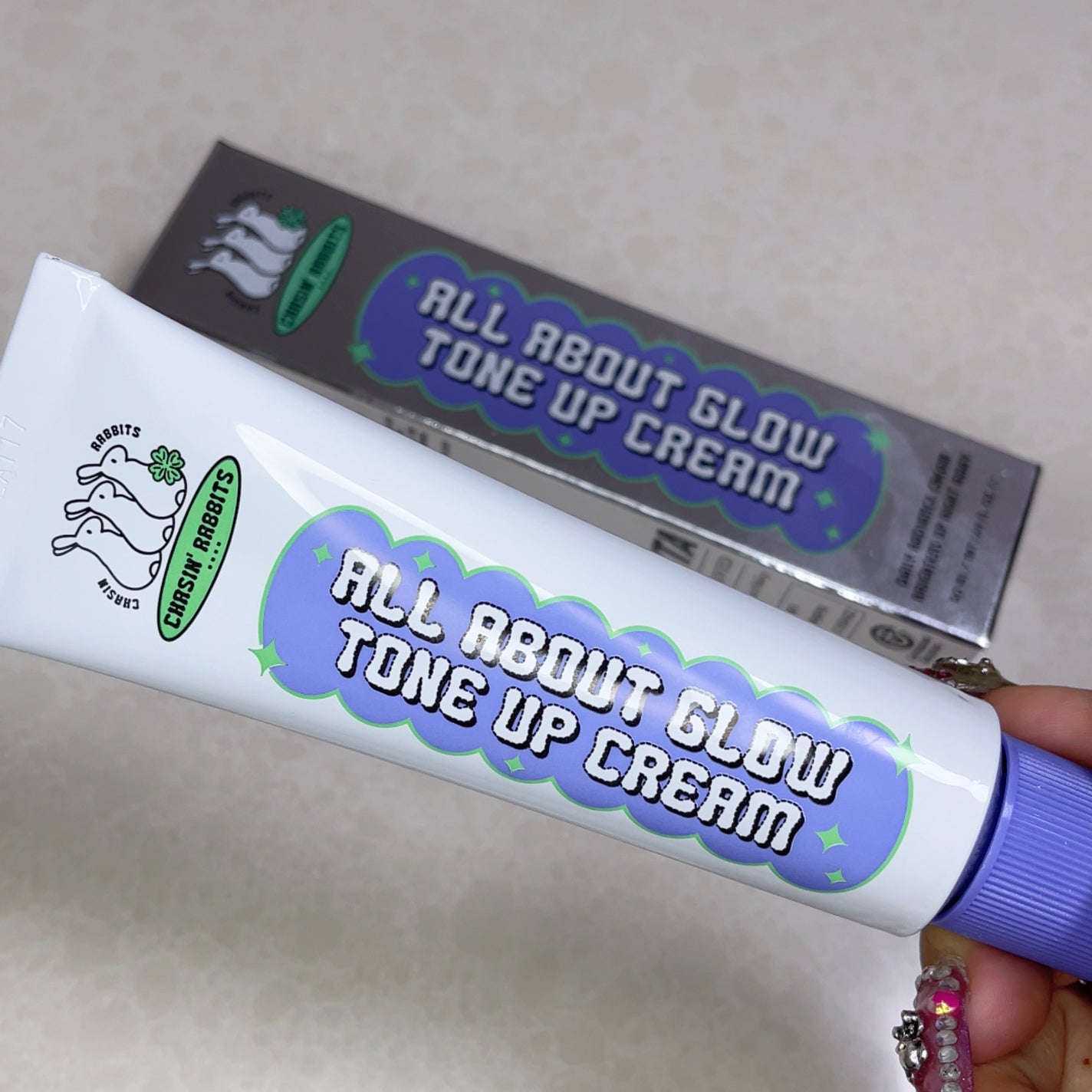 オールアバウトグロウトーンアップクリーム/CHASIN'RABBITS/化粧下地を使ったクチコミ(1枚目)