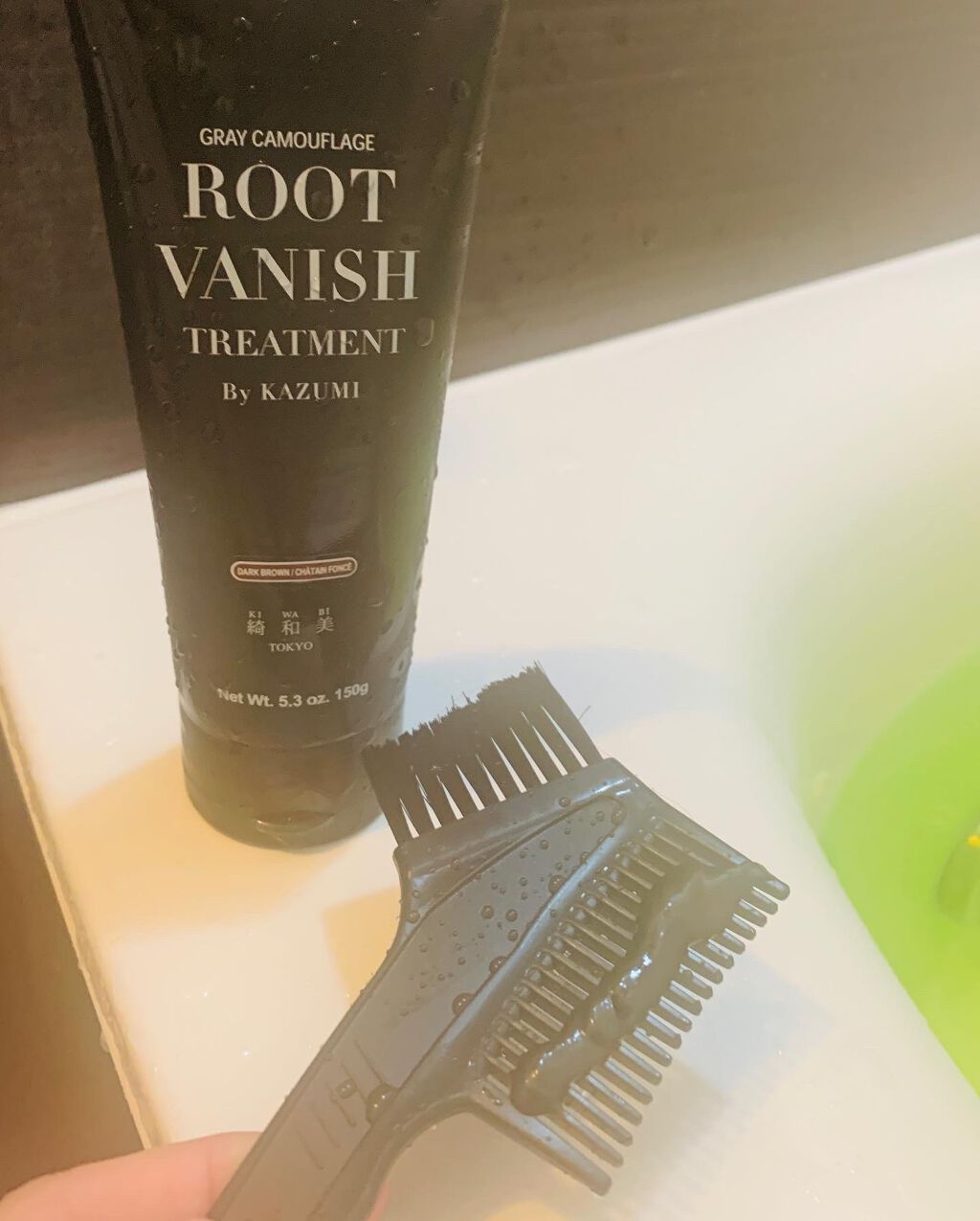 ROOT VANISH 白髪染めカラーシャンプー/ トリートメント/綺和美/市販シャンプーを使ったクチコミ(1枚目)