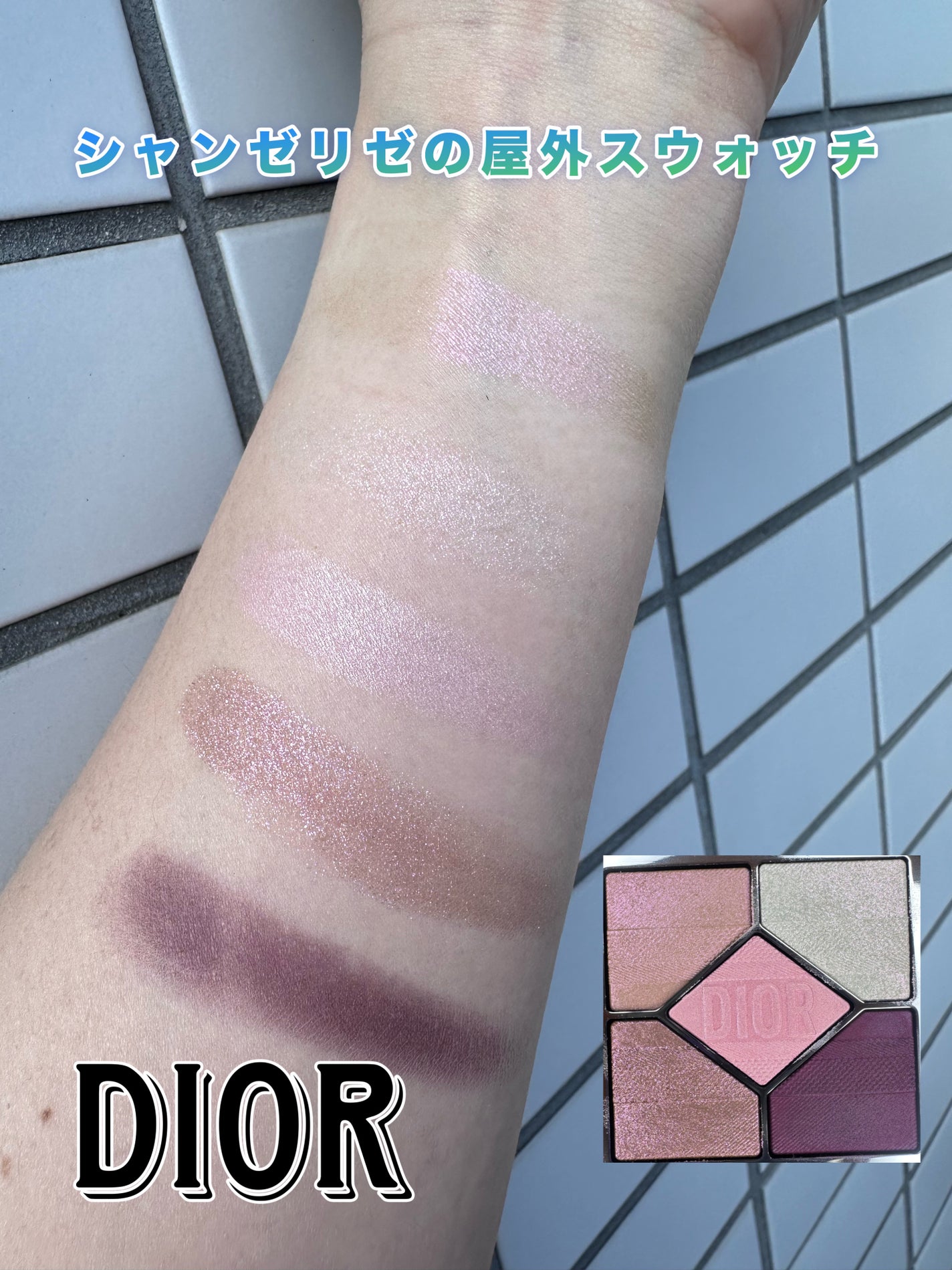 【旧】ディオールショウ サンク クルール(プラン ドゥ パリ コレクション限定品)/Dior/アイシャドウを使ったクチコミ(1枚目)