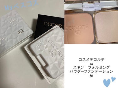 DECORTÉ AQ スキン フォルミング パウダーファンデーションのクチコミ「


コスメデコルテ　AQ

スキンフォルミング
パウダーファンデーション


-------.....」（1枚目）