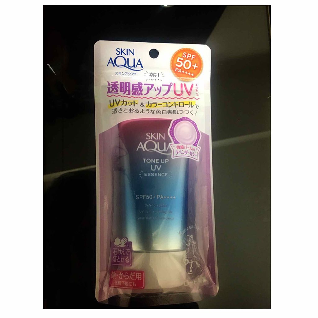 スキンアクア トーンアップUVエッセンス/スキンアクア/日焼け止めクリームを使ったクチコミ（1枚目）