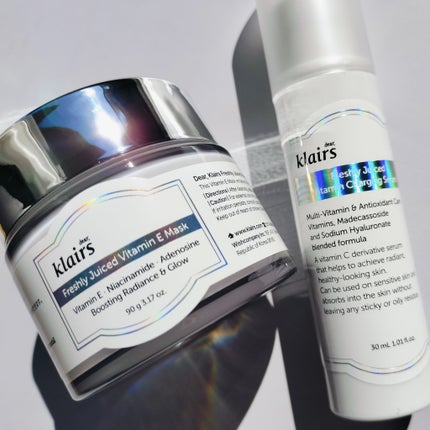 フレッシュリージュースドビタミンEマスク(90g)/Klairs/フェイスクリームを使ったクチコミ(5枚目)