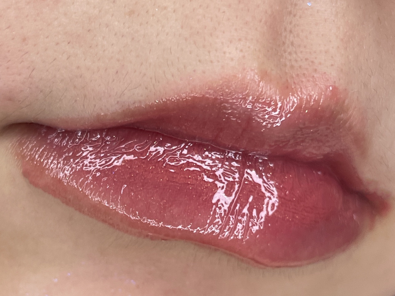 ブレンドベリー リップバルーン 004 おめざめヌーディピンク/BLEND BERRY/口紅を使ったクチコミ（2枚目）