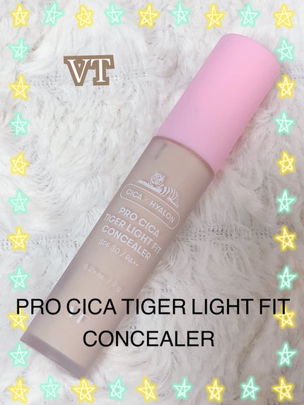 VT プロCICA タイガーライトフィットコンシーラー アイボリーベージュのクチコミ「 💛VT プロCICAライトフィットコンシーラー💛
♬*゜*•.¸.....」(1枚目)