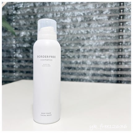 ホイップフォームフェイシャルウォッシュ/BORDER FREE cosmetics/洗顔フォームを使ったクチコミ(1枚目)