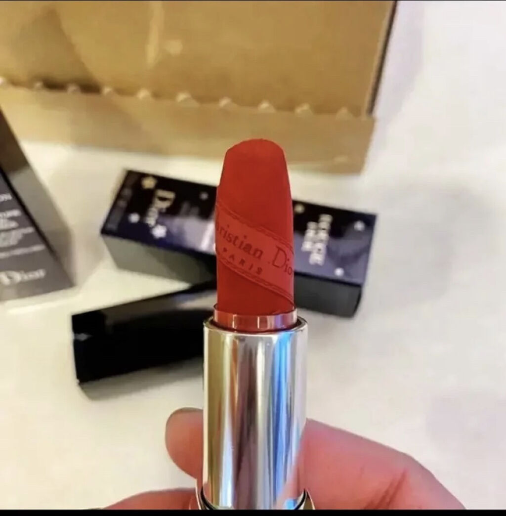 ルージュ ディオール 720 アイコン ベルベット/Dior/口紅を使ったクチコミ（2枚目）
