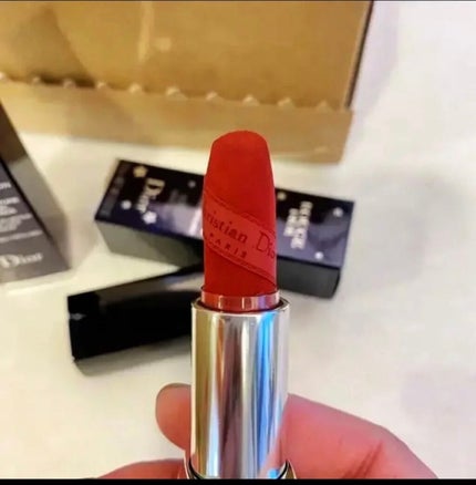 ルージュ ディオール 720 アイコン ベルベット/Dior/口紅を使ったクチコミ(2枚目)
