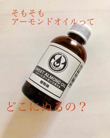 生活の木 スイートアーモンドオイルのクチコミ「 【毛穴黒ずみ治った！！】
アーモンドオイル🪔
一時期こういうの、はやってメイクで取り入れたり.....」（1枚目）