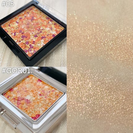 グリッタープリズム シャドウ/MISSHA/グリッターを使ったクチコミ(4枚目)