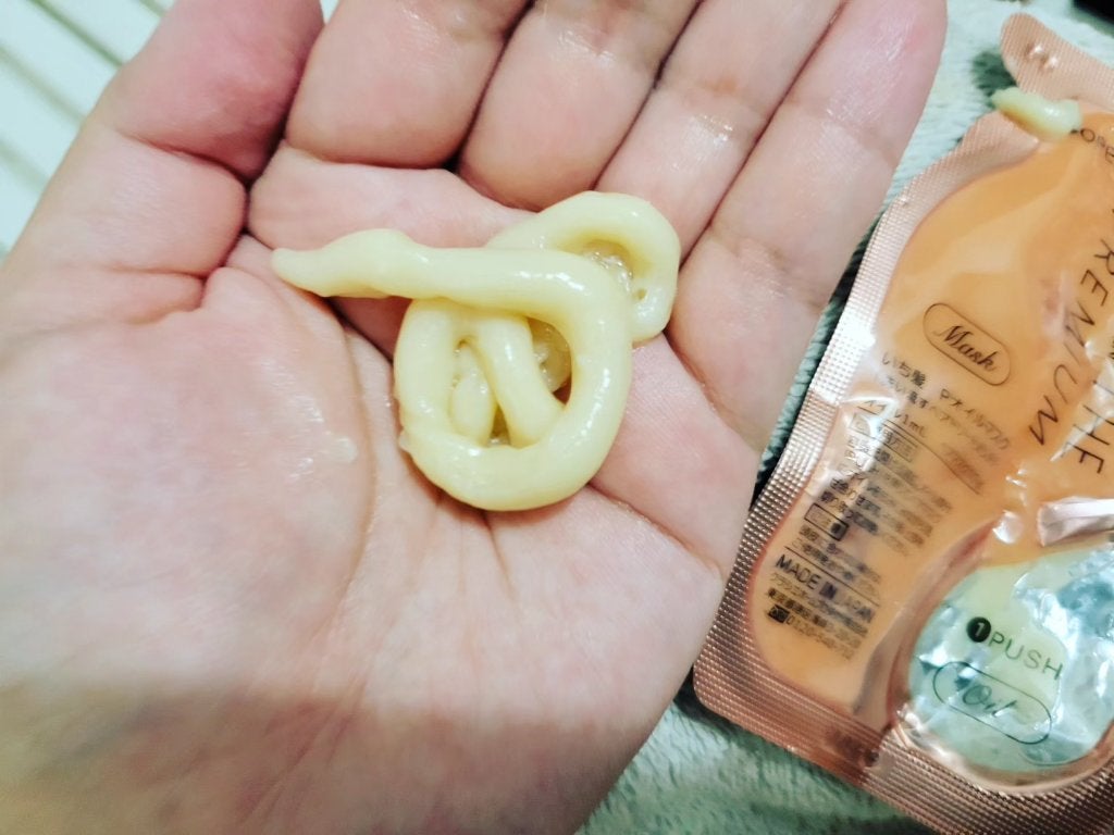 いち髪 THE PREMIUM Wケアブースター美容オイルマスク/いち髪/ヘアマスク・ヘアパックを使ったクチコミ(5枚目)