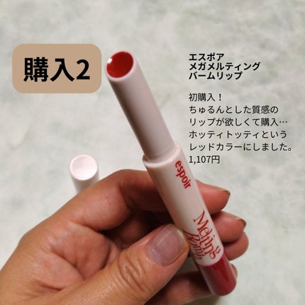 メガメルティングバーム 2号 ホッティートッティ/espoir/リップライナーの画像