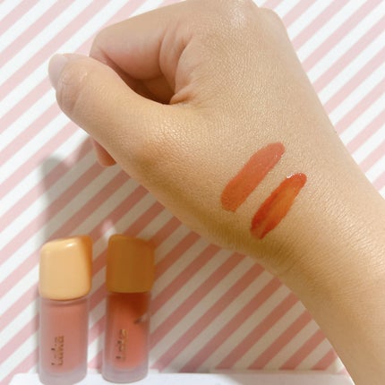 フルーティーグラムティント ミニデュオ/Laka/リップティントを使ったクチコミ(6枚目)