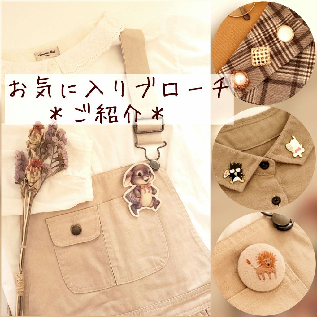 
＼ファッションのポイントに／
お気に入りブローチのご紹介です🌹



コスメ、美容関係ではなく
申し訳ありませんが、、、

お気に入りブローチをいくつか
集めてみました🙆

洋服と一緒に撮っているので
興味のある方は是非見てください！