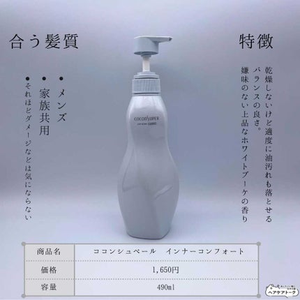 インナーコンフォートシャンプー/インテンシブリペアトリートメント(エアリーブルーム)/ココンシュペール/シャンプー・コンディショナーを使ったクチコミ(4枚目)