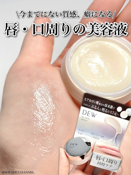 リップゾーンセラム/DEW/リップマスクを使ったクチコミ(1枚目)