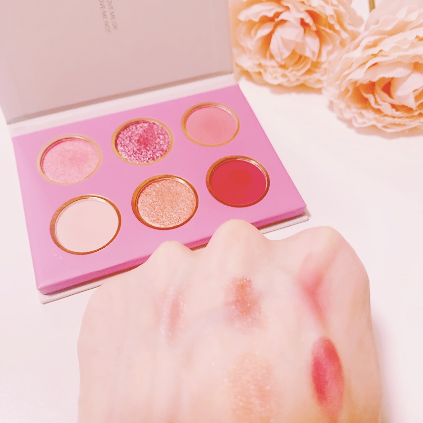 ライプンアイカラーパレット ロージーペタル/FRESHO2/アイシャドウパレットを使ったクチコミ（2枚目）