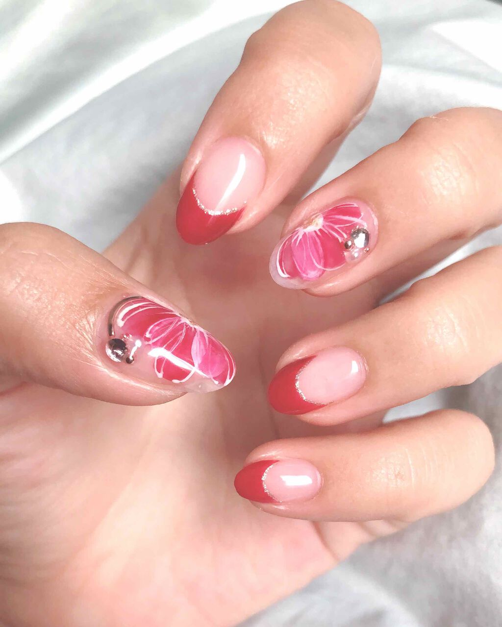 ♡さきっちょ♡ on LIPS 「こんにちは!さきっちょです♡⍢⃝♡今日はネイル行ってきました(..」(1枚目)