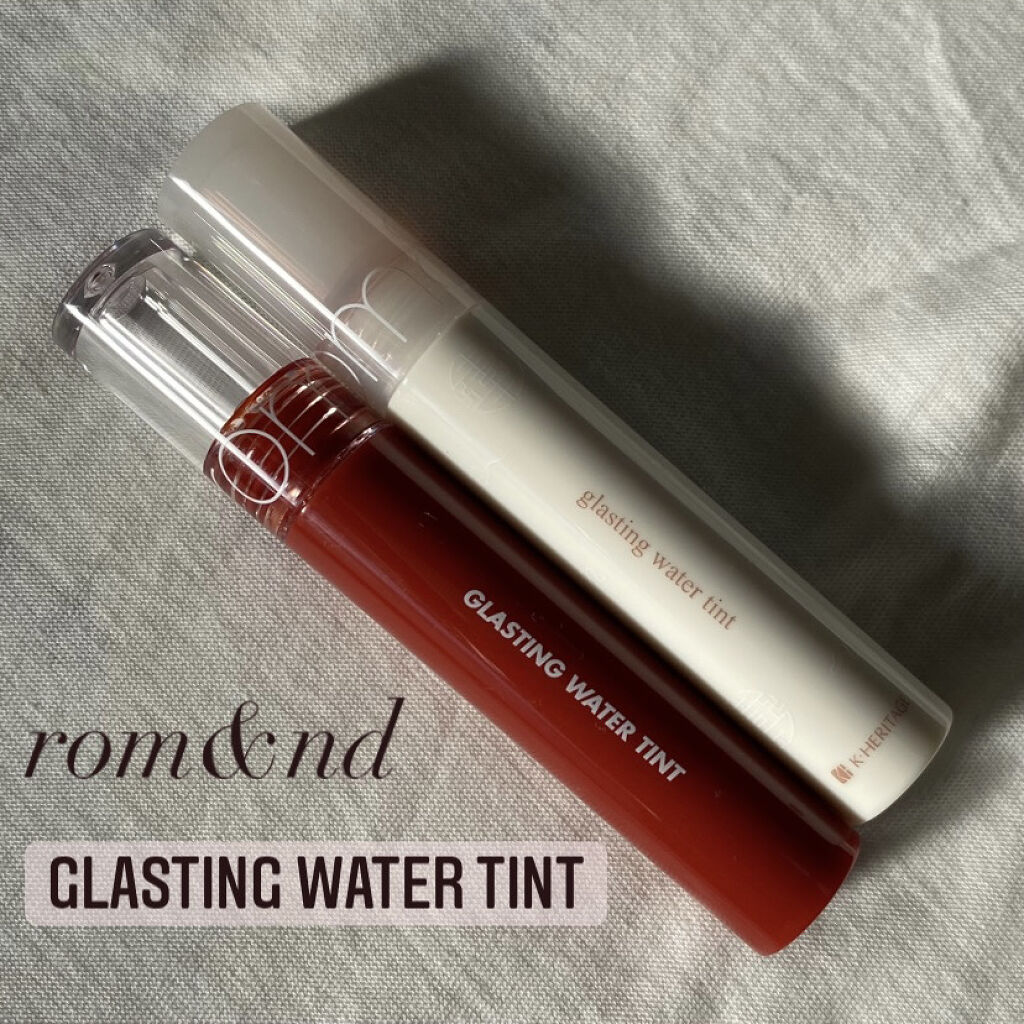 グラスティングウォーターティント/rom&nd/リップティントを使ったクチコミ（2枚目）