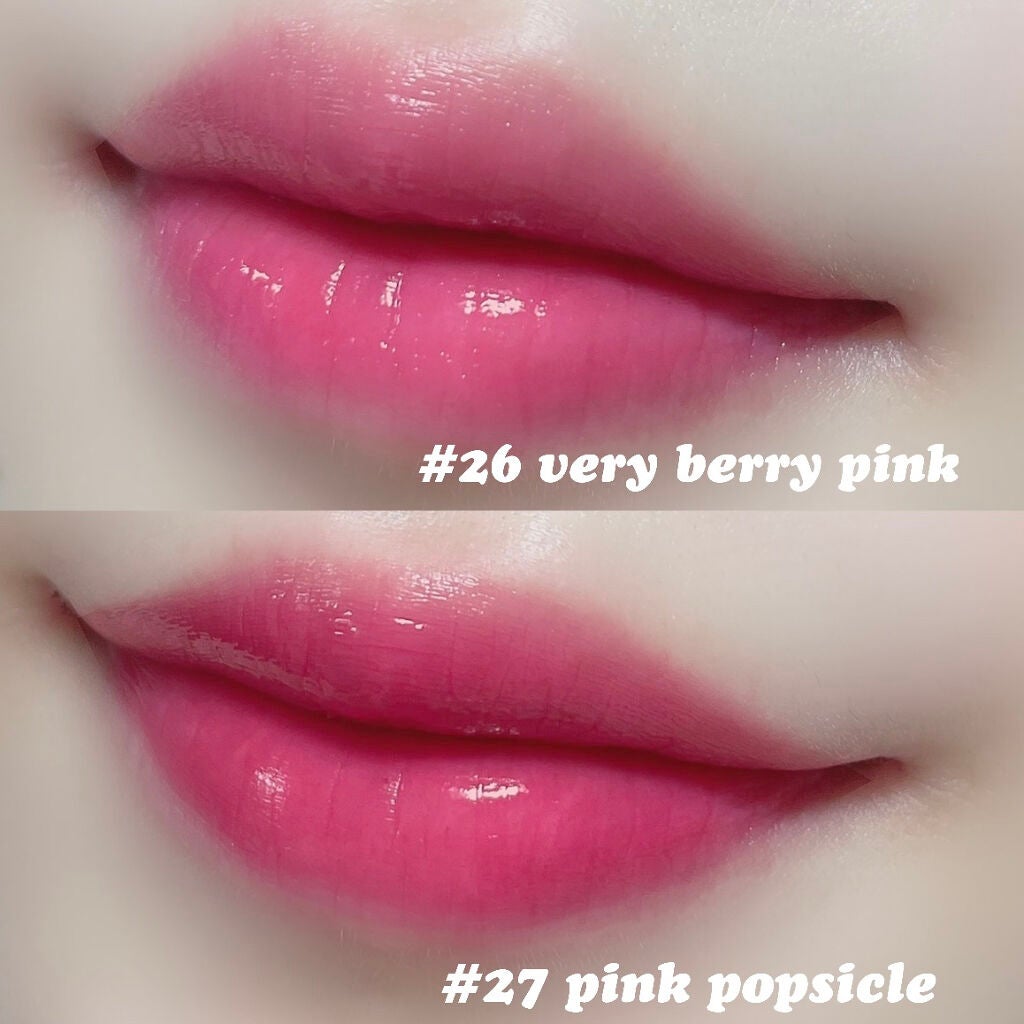 ジューシーラスティングティント/rom&nd/リップティントを使ったクチコミ(4枚目)