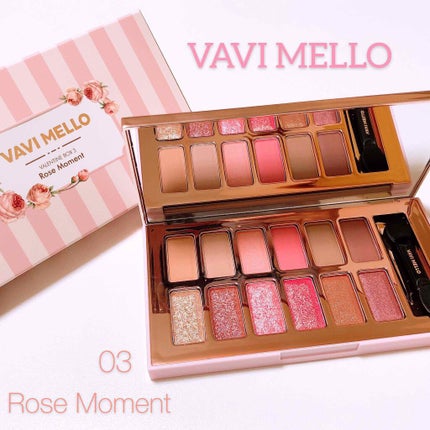 バレンタインボックス3ローズモーメント/VAVI MELLO/アイシャドウパレットを使ったクチコミ(1枚目)